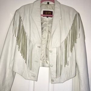Fringe Leather Jacket